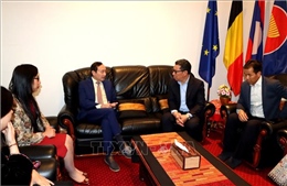 Thắm tình hữu nghị quan hệ Việt Nam - Lào tại Bỉ và Cuba