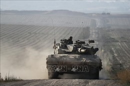 Xe tăng của quân đội Israel tiến vào thành phố Rafah