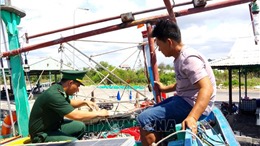 Bình Thuận: Xử phạt tàu cá không duy trì kết nối thiết bị giám sát hành trình