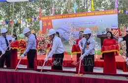 Khởi công xây dựng nhà máy chế biến mủ cao su đầu tiên ở Điện Biên