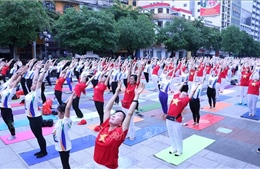 1.500 người đồng diễn tại Ngày Quốc tế Yoga lần thứ 10