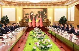 Thủ tướng Phạm Minh Chính hội kiến Tổng Bí thư, Chủ tịch nước Trung Quốc Tập Cận Bình
