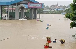 Myanmar cảnh báo lũ lụt do nước sông vượt quá mức nguy hiểm