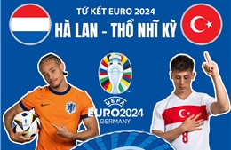 Tứ kết EURO 2024: Hà Lan - Thổ Nhĩ Kỳ