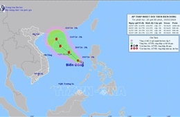 Áp thấp nhiệt đới có khả năng mạnh lên thành bão