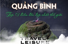 Quảng Bình - top 13 điểm đến đẹp nhất thế giới