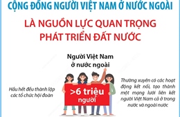 Cộng đồng người Việt Nam ở nước ngoài là nguồn lực quan trọng phát triển đất nước