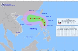 Dự báo chiều và đêm 3/9, bão YAGI đi vào Biển Đông