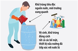 Một số nguyên tắc bảo đảm an toàn thực phẩm sau lũ lụt