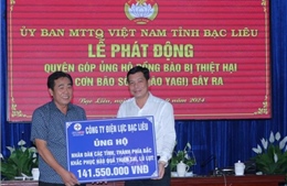 Nối vòng tay lớn ủng hộ đồng bào các tỉnh phía Bắc bị ảnh hưởng của bão, lũ