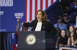 Buổi vận động tranh cử đặc biệt của bà Kamala Harris