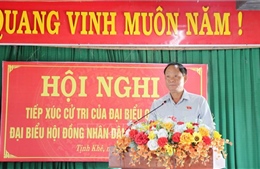 Lắng nghe, giải quyết kịp thời kiến nghị của cử tri