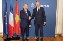 Tổng Bí thư, Chủ tịch nước Tô Lâm gặp và làm việc với cựu Thủ tướng Pháp Edouard Philippe