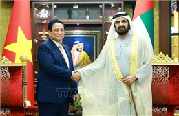 Thủ tướng Phạm Minh Chính hội đàm với Phó Tổng thống, Thủ tướng UAE