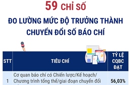 59 chỉ số đo lường mức độ trưởng thành chuyển đổi số báo chí