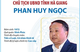 Chủ tịch UBND tỉnh Hà Giang Phan Huy Ngọc