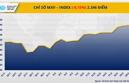 Lực bán mạnh kéo chỉ số MXV-Index xuống mức 2.346 điểm