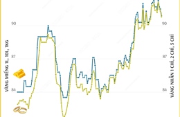 Giá vàng SJC sáng 28/2/2025 tiếp tục giảm, xuống dưới 91 triệu đồng/lượng