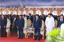Thủ tướng Phạm Minh Chính dự lễ viếng và truy điệu đồng chí Khamtay Siphandone