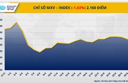 Thị trường hàng hóa thế giới ‘đỏ lửa’, kéo chỉ số MXV-Index rơi về 2.160 điểm