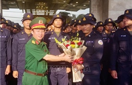 Bình Dương tổ chức lễ tiễn đoàn quân đội quốc tế sau lễ diễu binh lịch sử