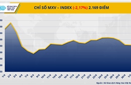 Lực bán bao trùm, MXV-Index rơi mạnh xuống 2.169 điểm