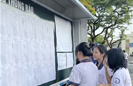 Hà Nội: Công bố tỷ lệ đăng ký dự tuyển lớp 10 công lập năm học 2025-2026