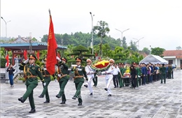 Truy điệu và an táng liệt sĩ hy sinh tại Lào sau hơn nửa thế kỷ xa quê