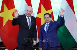 Thủ tướng Phạm Minh Chính hội kiến Tổng thống Hungary Sulyok Tamas