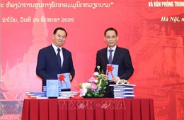 Phát hành sách về quan hệ hợp tác giữa Văn phòng Trung ương với Văn phòng Trung ương Đảng Nhân dân cách mạng Lào