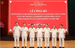Sơn La: Công bố 75 Công an xã, phường theo mô hình tổ chức mới