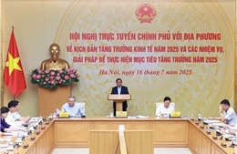 Thủ tướng chủ trì Hội nghị Chính phủ với địa phương về tăng trưởng kinh tế năm 2025