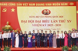 Chủ tịch Quốc hội Trần Thanh Mẫn dự Đại hội Đảng bộ Văn phòng Quốc hội