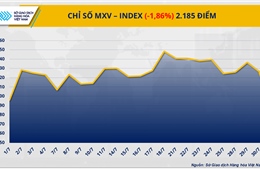 Giá đồng COMEX rơi tự do, thị trường hàng hóa chìm trong sắc đỏ