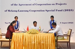 Trung Quốc, Myanmar ký thỏa thuận hợp tác Quỹ đặc biệt Mekong - Lan Thương