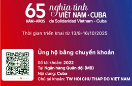 Gần 250 tỷ đồng ủng hộ nhân dân Cuba