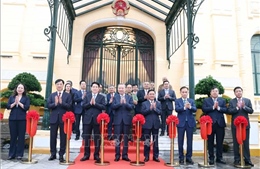 Tổng Bí thư Tô Lâm dự Lễ bàn giao  công trình Tòa nhà Bắc Bộ Phủ, số 2 Lê Thạch (Hà Nội)