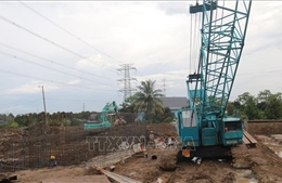40 mũi thi công đẩy nhanh tiến độ Dự án cao tốc Cao Lãnh - An Hữu thành phần 2