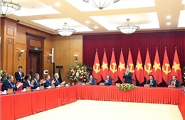 Tổng Bí thư Tô Lâm tiếp Trưởng đoàn chính đảng các nước