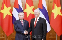 Tổng Bí thư Tô Lâm hội đàm với Bí thư thứ nhất Đảng Cộng sản Cuba, Chủ tịch nước Cuba Miguel Díaz-Canel Bermúdez