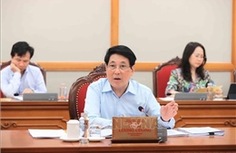 Bộ Chính trị làm việc với 6 Ban Thường vụ Tỉnh ủy