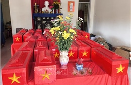 Vĩnh Long: Truy điệu và an táng 31 hài cốt liệt sĩ ​