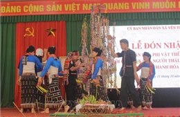 Đón nhận Di sản văn hóa phi vật thể Quốc gia Lễ hội Chá Mùn