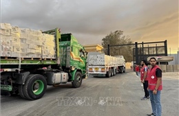 Israel hạn chế viện trợ vào Dải Gaza 