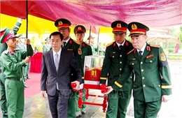 Truy điệu và an táng 34 hài cốt liệt sĩ hy sinh tại Quảng Trị