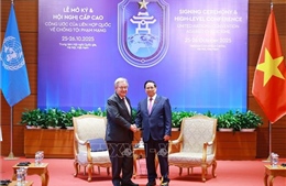 Thủ tướng Phạm Minh Chính hội kiến Tổng Thư ký Liên hợp quốc António Guterres