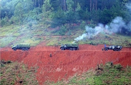 Diễn tập điểm phòng thủ khu vực Ban Chỉ huy Phòng thủ khu vực 3 - Mai Sơn