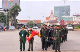 Sĩ quan trẻ Việt Nam - Campuchia thắt chặt tình đoàn kết 