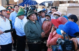 Thủ tướng Phạm Minh Chính kiểm tra công tác khắc phục hậu quả bão lũ tại Gia Lai