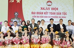 Tổng Bí thư Tô Lâm dự Ngày hội Đại đoàn kết dân tộc tại phường Ba Đình, Hà Nội